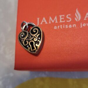 Retired James Avery Verona Heart Lock Charm